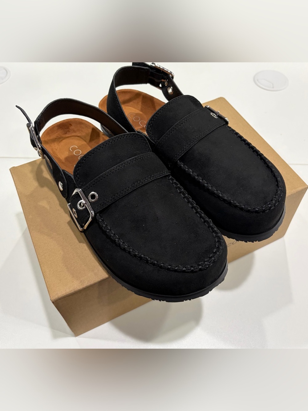 Coconuts by Matisse Women's 8M 8 Tyler Mule Shoes Black NWT Cushy Cork - Picture 3 of 10